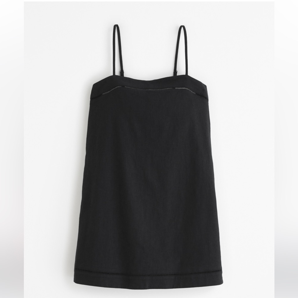 NWT Abercrombie and Fitch Trapeze skort dress linen blend 2024 season, Tall